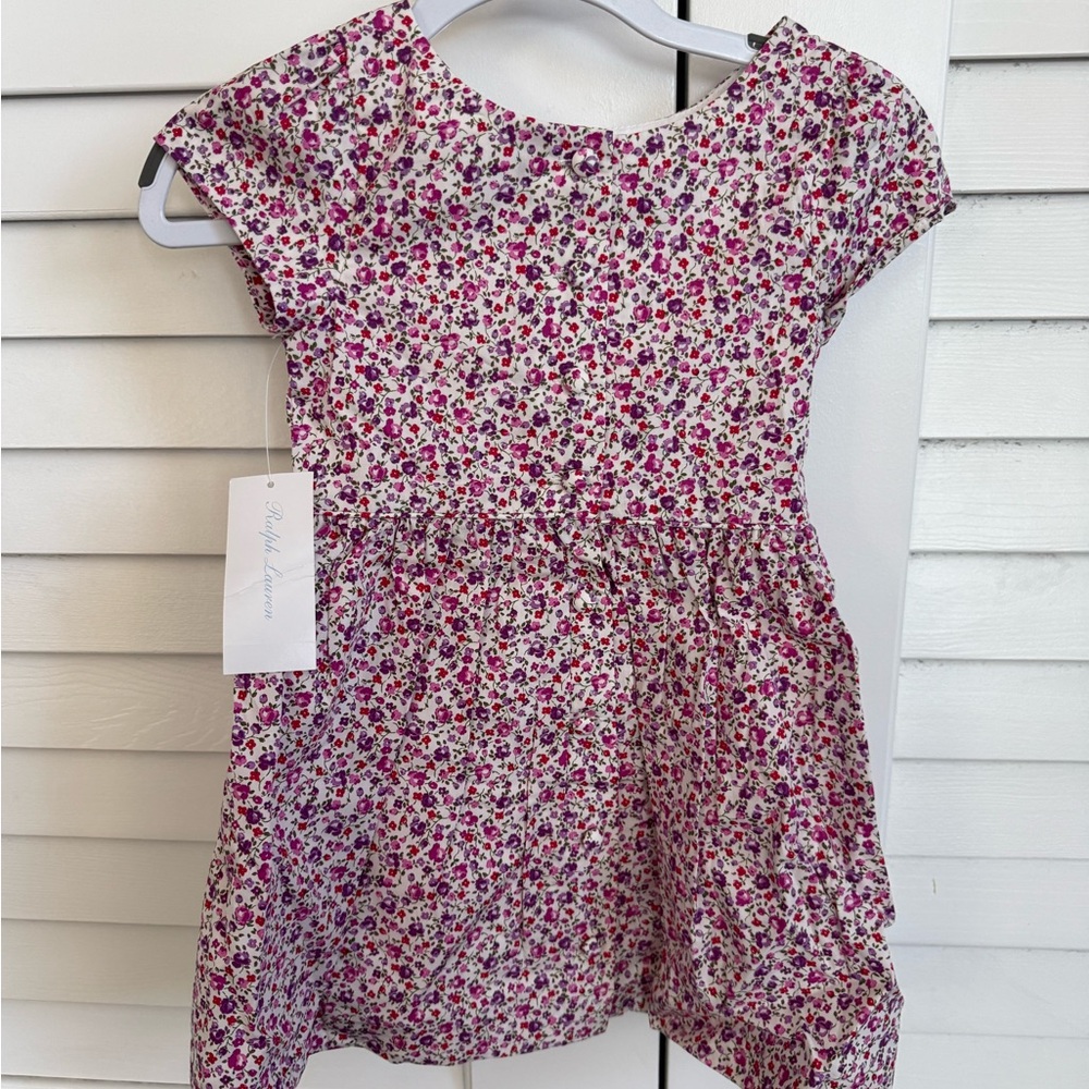 Ralph Lauren Pink Multi Floral Dress